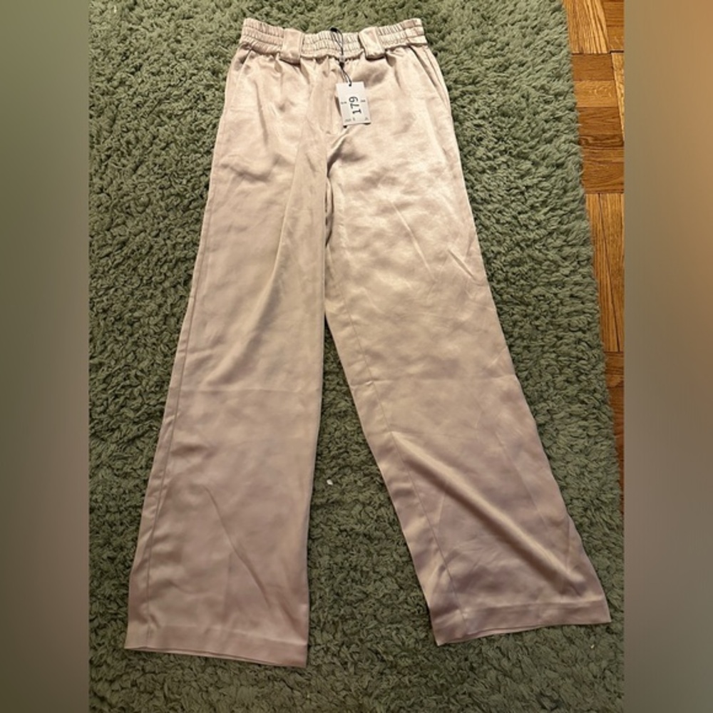 NWT Generation Love Maria Satin Pant in Champagne Size XS